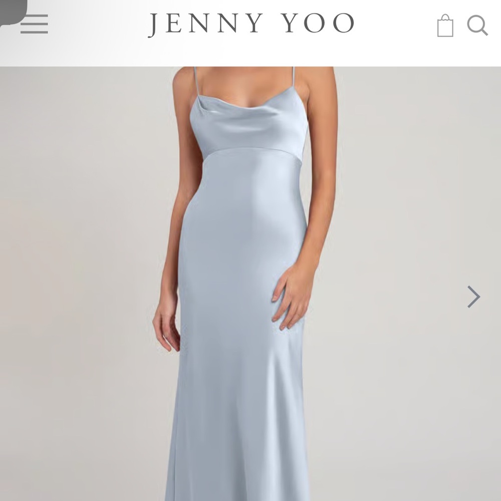 Jenny Yoo Light Blue Bridesmaid Dress (Addison dress)